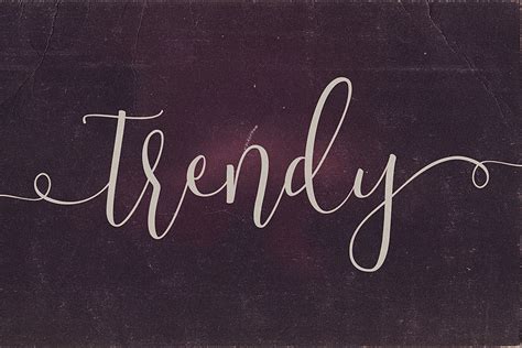Trendy Script Font Duo 95794 Handwritten Font Bundles