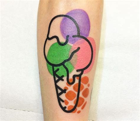 Ice Cream Tattoo By Mambo Tattooer Post 30684