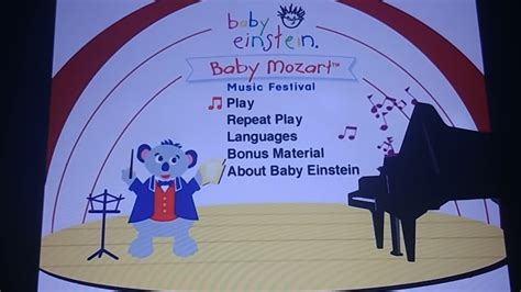 Baby Einstein Baby Mozart Music Festival 2000 Dvd Menu Walkthrough
