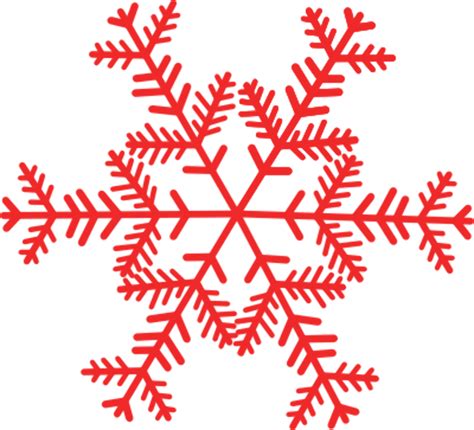 Download High Quality Snowflake Clipart Red Transparent Png Images
