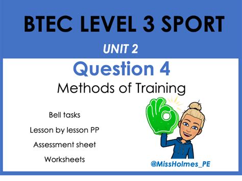 Btec Level 3 Sport Unit 2 Q1 4 Teaching Resources