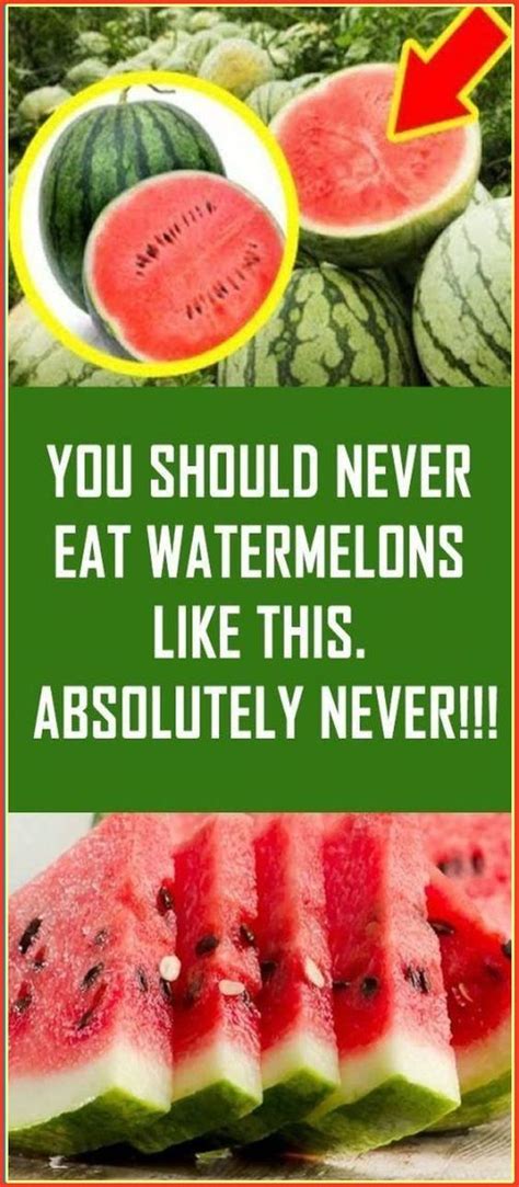 Do You Love Watermelons If You See This Split Inside Watermelon Throw It Right Away Heres Why