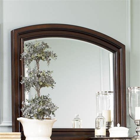 With the dark bronze color hardware adorning this rustic furniture, the porter bedroom collection is the perfect choice for any home environment. Ashley Furniture Porter Dresser Mirror | A1 Furniture ...