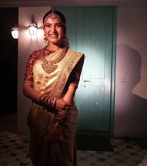 samantha ruth prabhu looked straight out of a dream as naga chaitanya s bride now turned wife