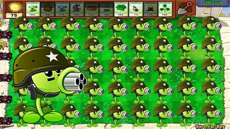 99999 Zombies Vs Gatling Pea Plants Vs Zombies Hack YouTube