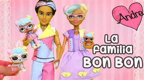 Lol juego con andre : La familia LOL Bon Bon y el gatito peleón | Jugando muñecas y juguetes con Andre - YouTube