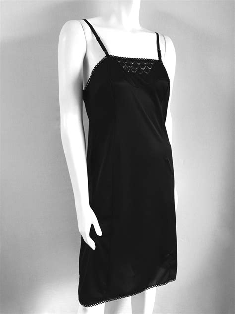 vintage lingerie women s 70 s vanity fair black dress