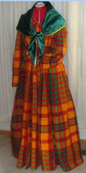 Creole Madras The Dress Although Now Worn On Special Occasions Was
