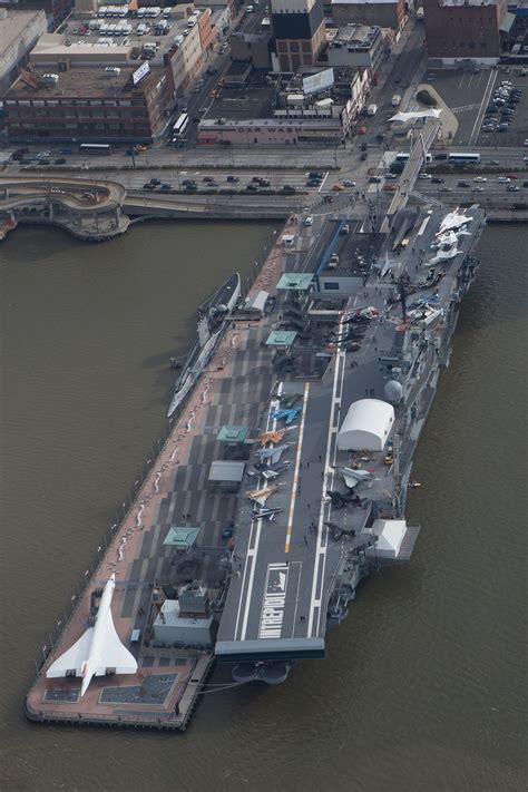 Aerial View Of The Museum From The Hudson River Air And Space Museum