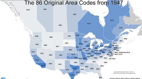 Us Area Code Map Printable