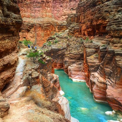 Havasu Canyon Trail Grand Canyon Natural Atlas