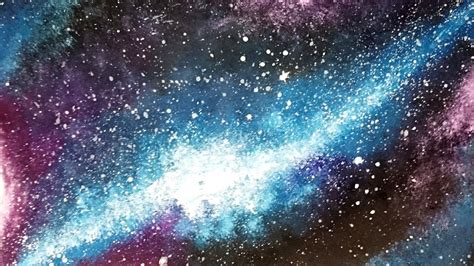 How To Paint A Galaxy Acrylic Easy Visual Motley