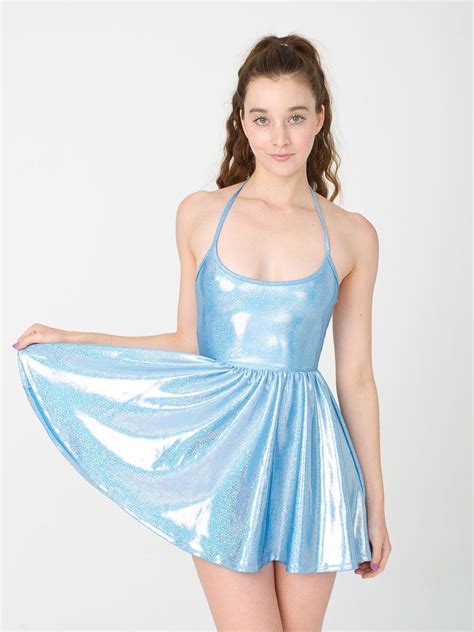 Shiny Figure Skater Dress Americanapparel Shiny Dresses Shiny Clothes Dresses