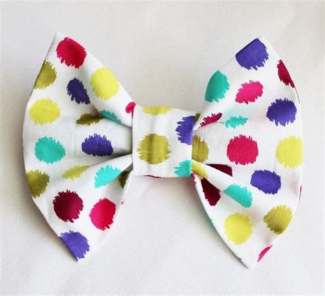 Polka Dot Hair Bow By Dressyourtresses On Etsy Polka Dot Hair