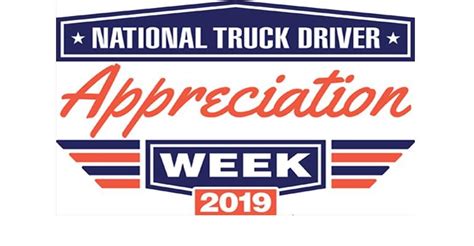 2019 National Truck Driver Appreciation Week