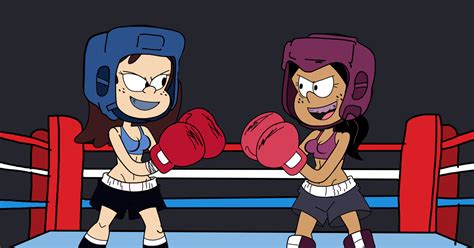 Fanart Boxing Loudhouse Ronnie Anne Vs Sid Updated Pixiv