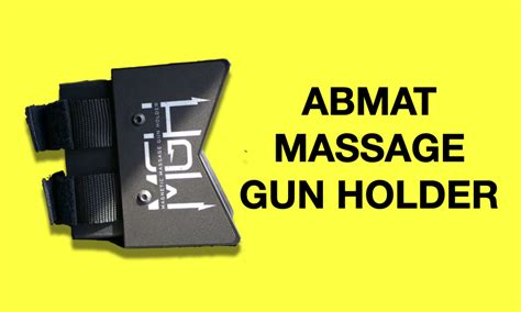 Abmat Massage Gun Holder Review Hands Free Massage