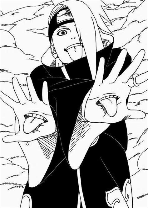 Deidara Naruto Naruto Drawings Anime Naruto Deidara Akatsuki