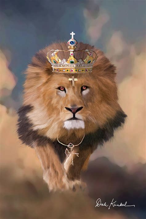 Lion Of Judah Art King Of Kings Painting By Dale Kunkel Art Fine