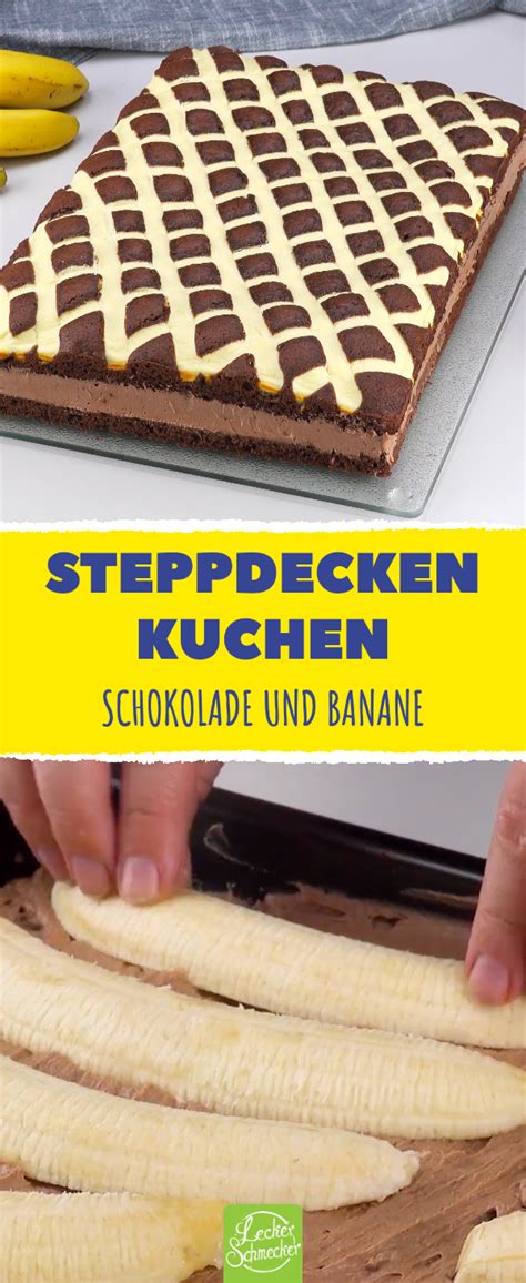Um diesen süßspeisen noch ein wenig pfiff zu verleihen, wird der pudding durch obst oder sahne ergänzt. Kuchen mit Schokopudding, Vanillecreme und Bananen ...
