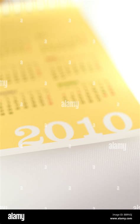 Calendar 2010 Hi Res Stock Photography And Images Alamy