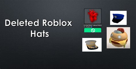 Here Is Why Roblox Deleted Hats
