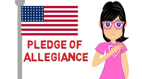 Pledge Of Allegiance Watch A Cartoon For Kids On The Pledge Of