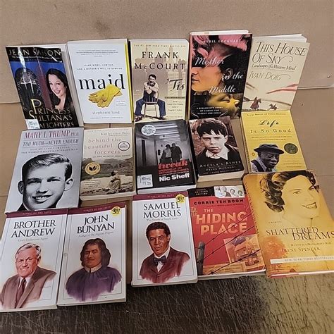 Lot Of 51 Autobiography Biography Historical Memoir Books Unique Unsorted Mix Ebay