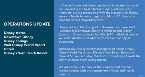 Disney Operations Update Hotels At Walt Disney World Resort Downtown