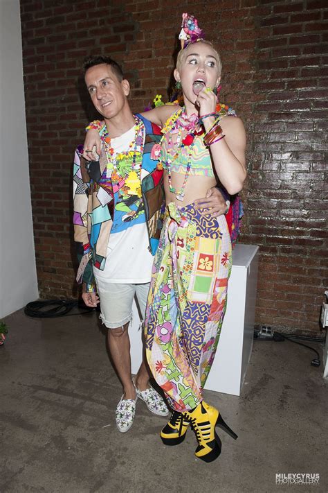 Miley Cyrus At Jeremy Scott Dirty Hippie Fashion Show In New York