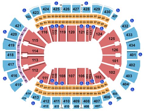 Houston Toyota Center Seating Chart With Seat Numbers Elcho Table