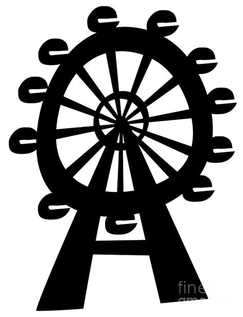 Simple Ferris Wheel Drawing At Getdrawings Free Download