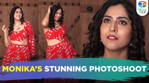 Monika Bhadoriya Aka Bawri Of Tmkocs Stunning Photoshoot In A Red Outfit Times Now