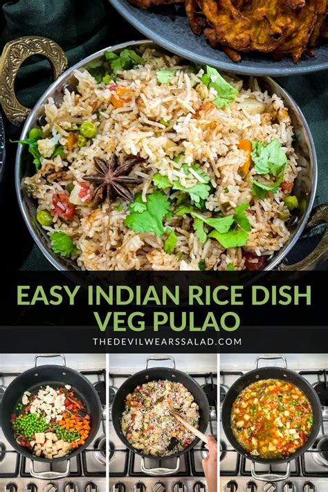 Veg Pulao Easy Indian Rice Dish Recipe Veg Pulao Veg Pulao