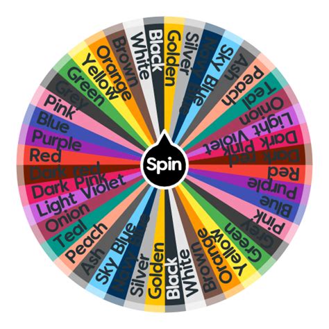 Colors Spin The Wheel App