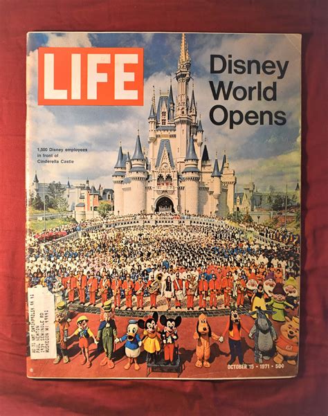 Life Magazine October 15 1971 Disney World Opens Etsy
