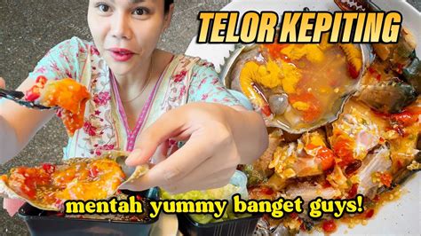 Makan Telor Kepiting Mentah Thailand Yummy Banget Loh Guys‼️ Youtube