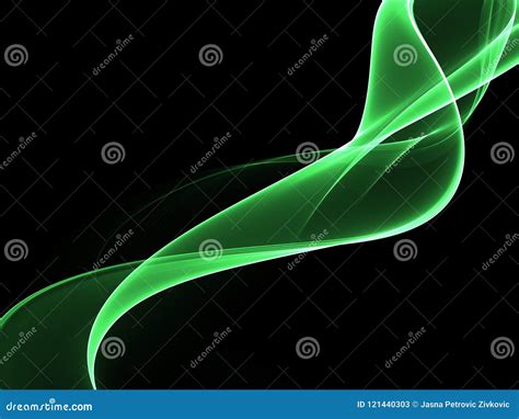 Abstract Green Techno Background Stock Illustration Illustration Of