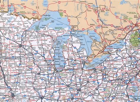 Usa Map National Highway System United States Wikipedia Usa Map