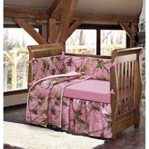 Home design blog by equtrails for camo crib bedding sets skirt. NURSERY Pink Camo BABY CRIB BEDDING SET 4pc Girls Outdoor ...