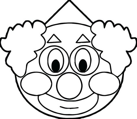 You might also be interested in coloring pages. Scary Clown Face Drawing | Free download on ClipArtMag