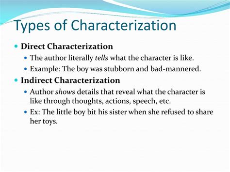 PPT - Characterization Character traits PowerPoint Presentation, free ...