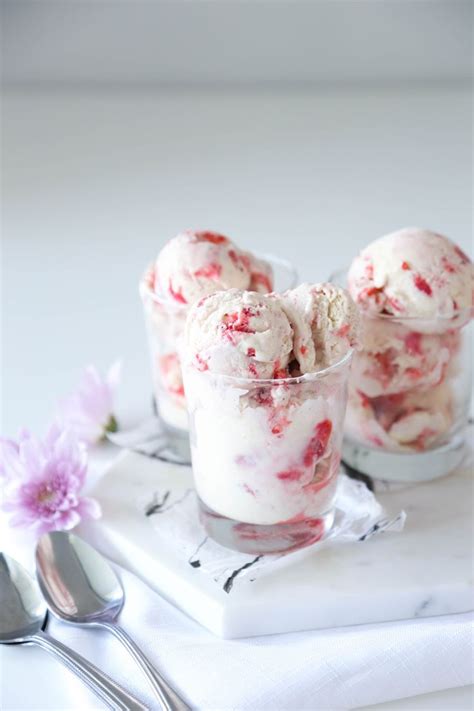 Strawberry Swirl Vanilla Ice Cream Beyond Our Sky Chocolate Swirl