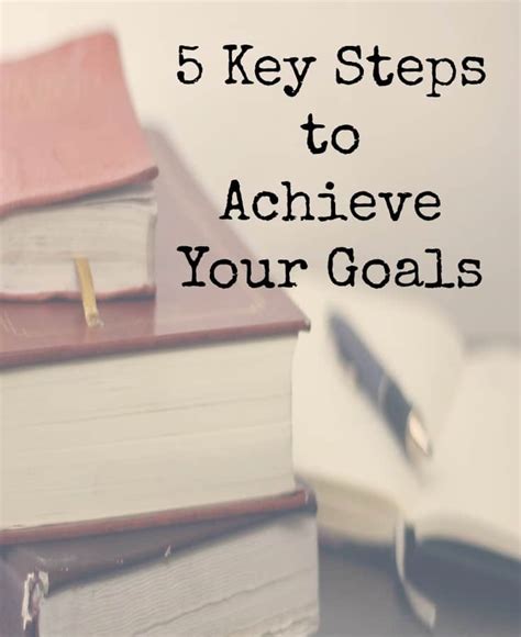 5 Key Steps To Achieve Your Goals Morning Business Chat
