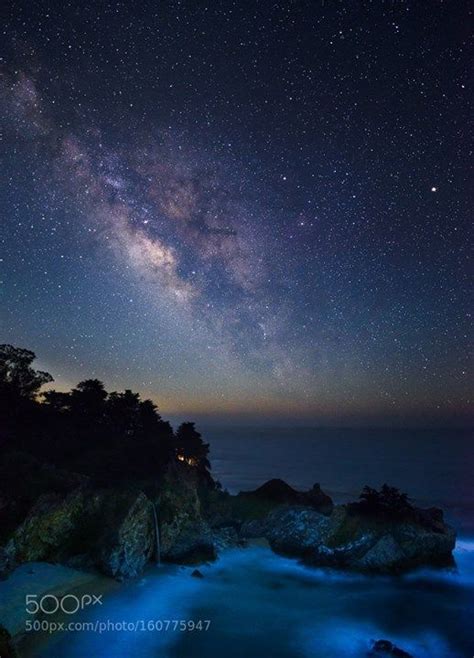 Yes You Can See The Milky Way Mcway Falls California Milky Way