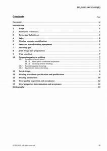 Iso Fdis 23493 Welding And Allied Processes Process Specification