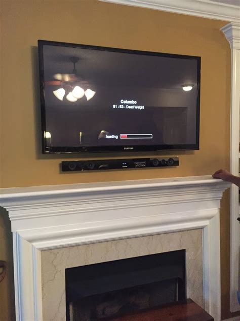 Mounting A Tv Over A Stone Fireplace