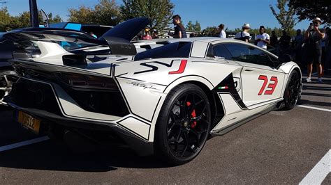 Lamborghini Aventador Svj W Custom Exhaust Loud Revs And Acceleration