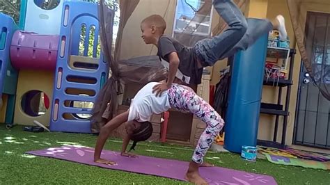 Brother And Sister Extreme Yoga Challenge Youtube