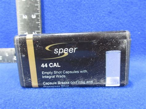 44 Cal Speer Shot Capsules Sealed Box Of 25